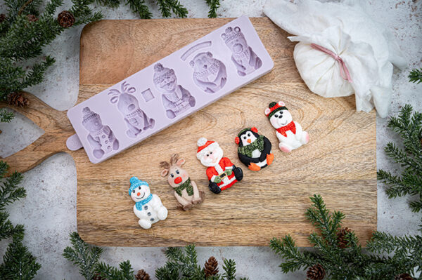 Christmas Characters Silicone Mould