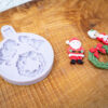 Miniature Mr & Mrs Claus Silicone Mould