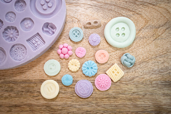 Buttons Silicone Mould