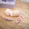 3D Sleeping Baby Mould - Undressed Silicone Mould