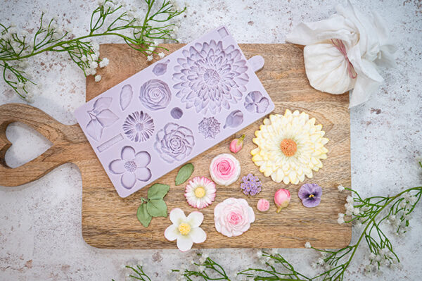 Buttercream Flowers Silicone Mould