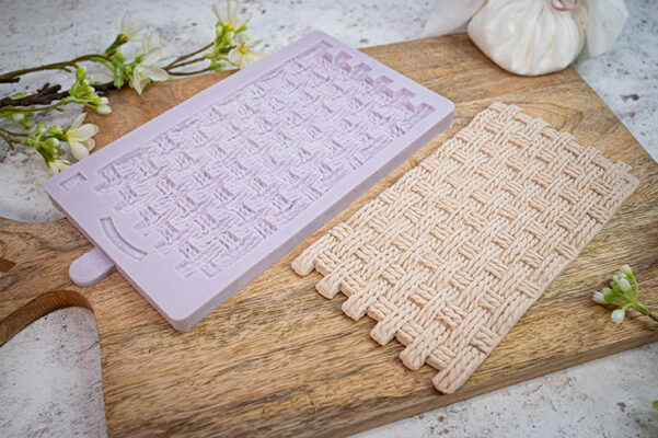 Rustic Basket Weave Silicone Mould