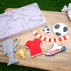 Football Cookie Silicone Mould