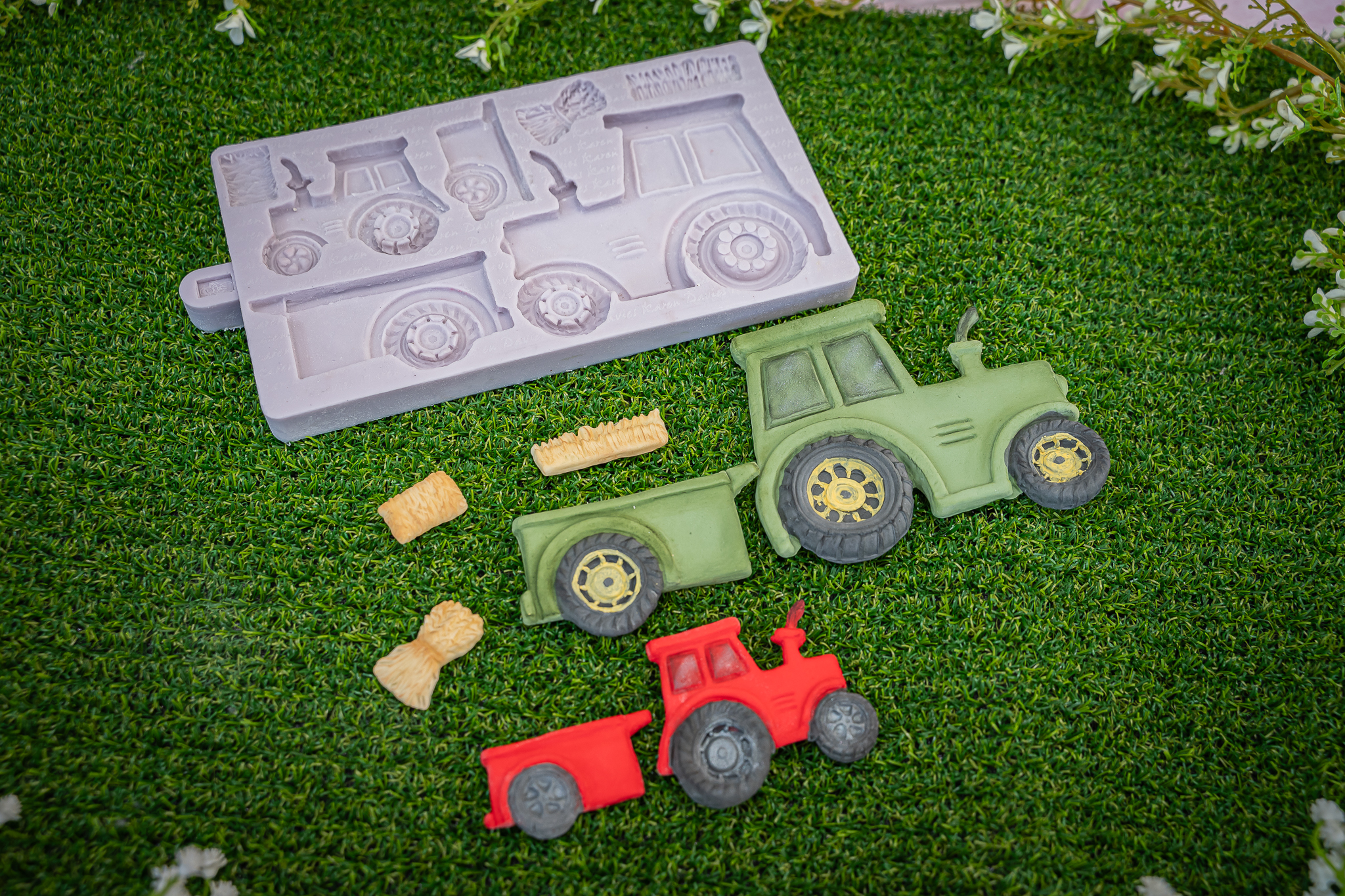 Meadow Tractor Silicone Mould