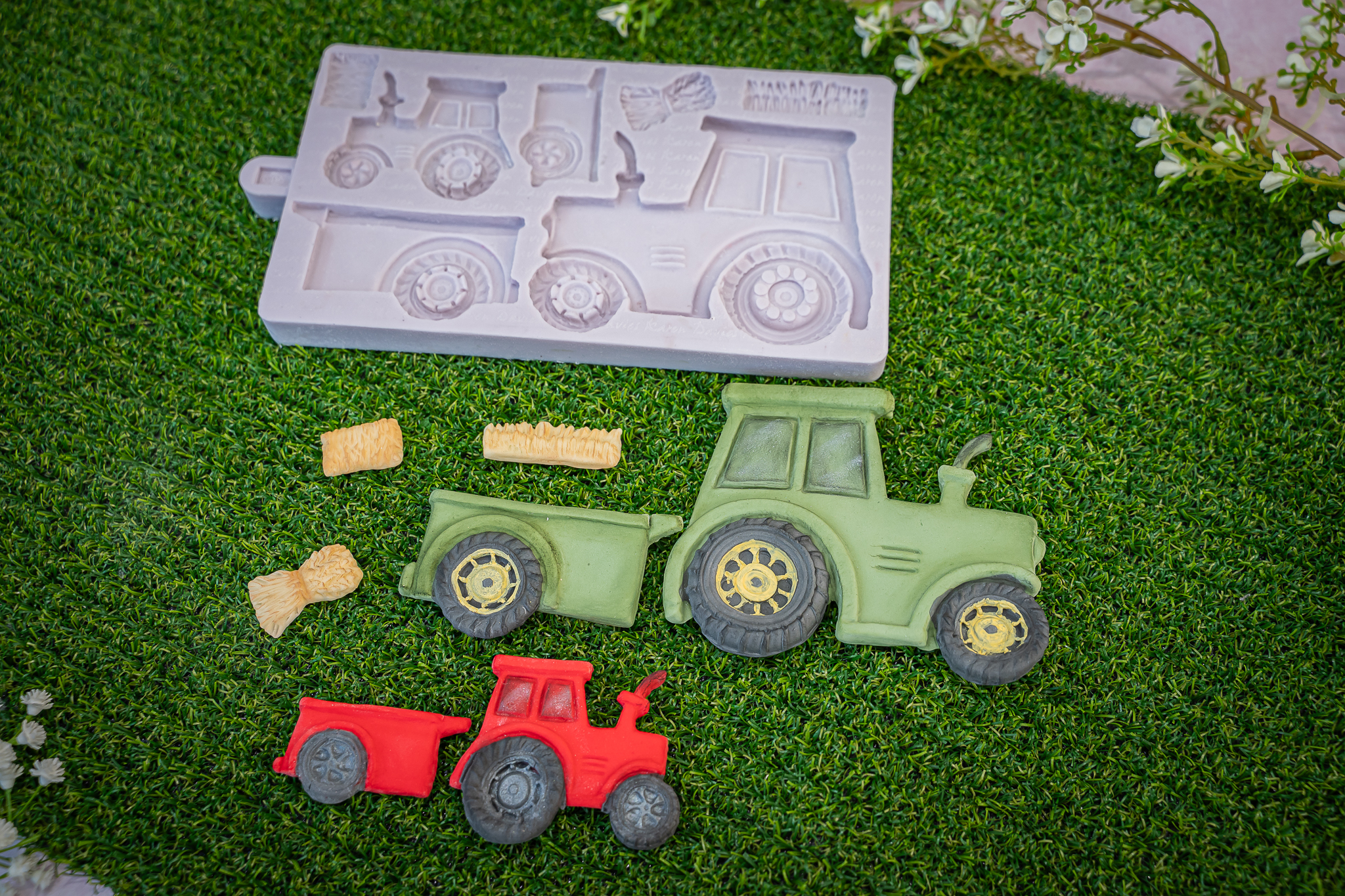 Meadow Tractor Silicone Mould