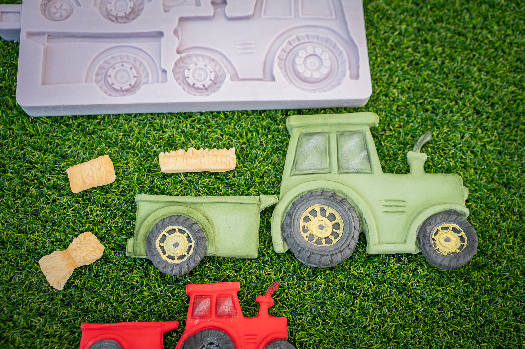 Meadow Tractor Silicone Mould