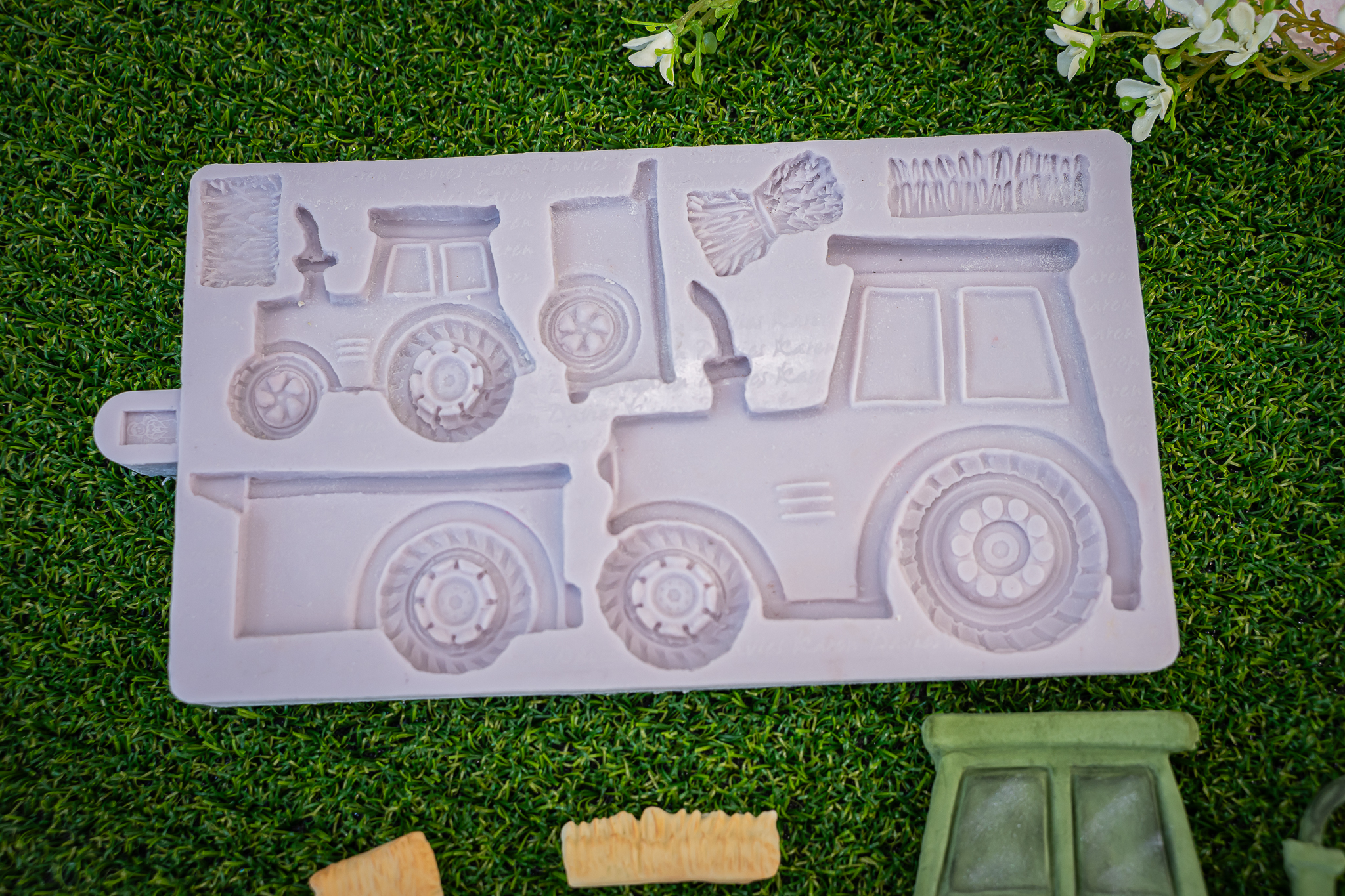 Meadow Tractor Silicone Mould