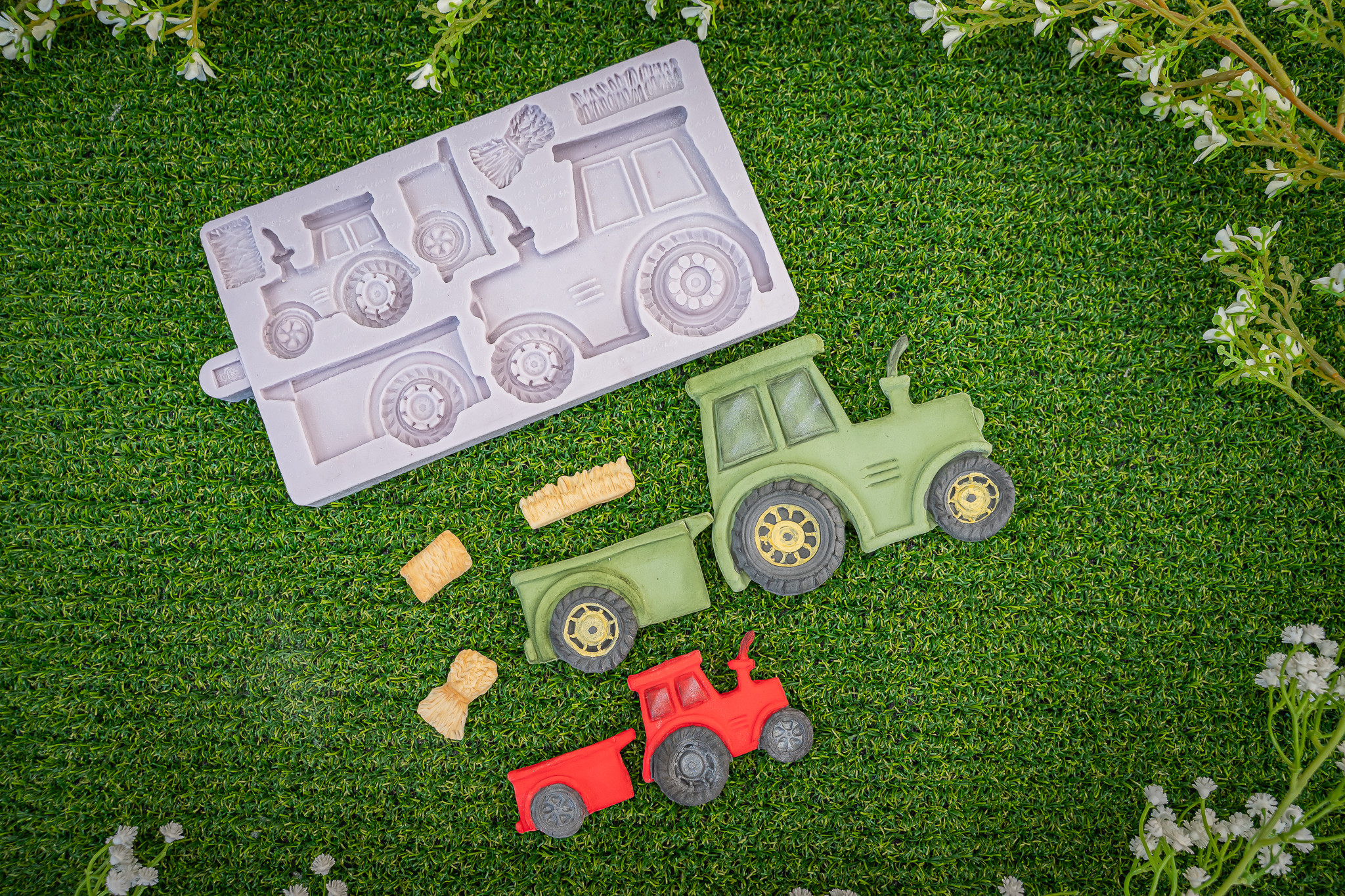Meadow Tractor Silicone Mould