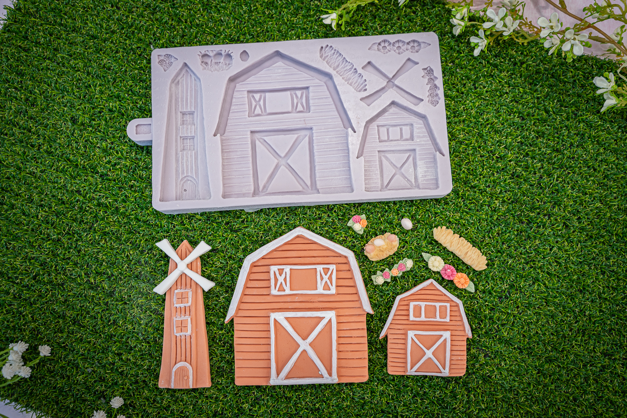 Meadow Barn Silicone Mould