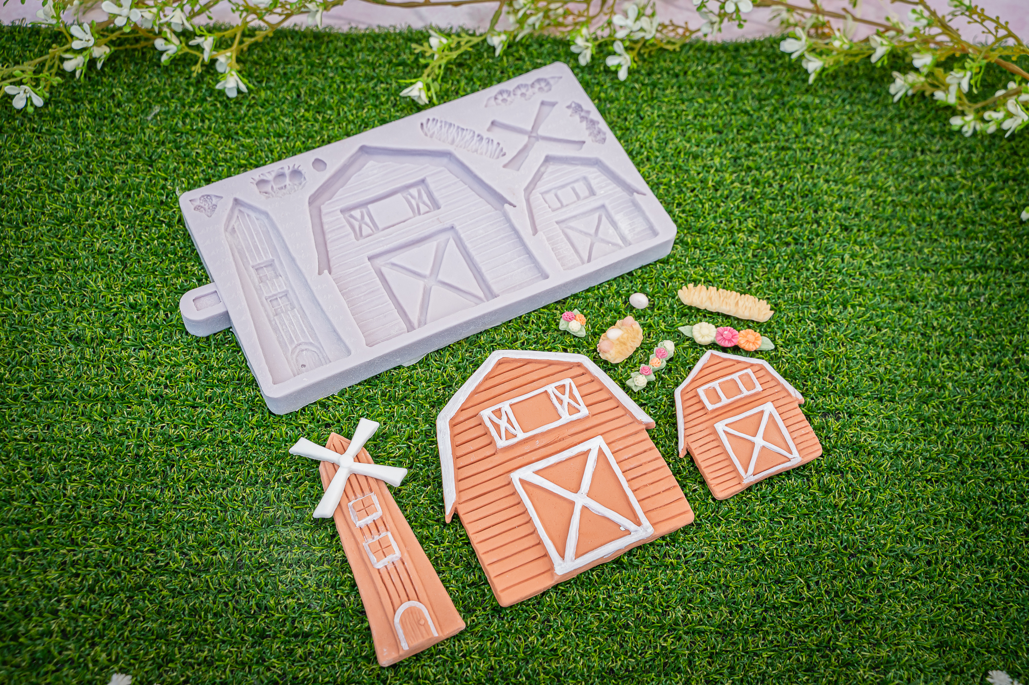 Meadow Barn Silicone Mould