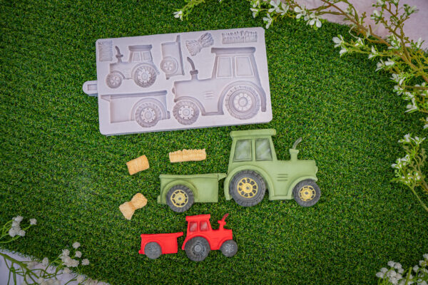 Meadow Tractor Silicone Mould