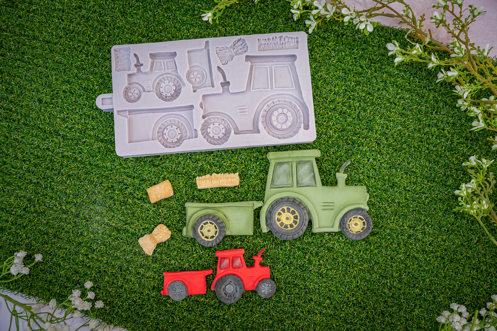 Meadow Tractor Silicone Mould