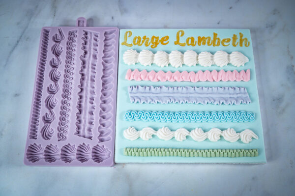 Large Lambeth Borders Silicone Mould