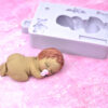 3D Sleeping Baby Mould - Undressed Silicone Mould