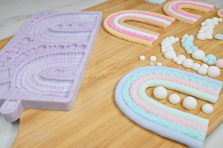 Macramé Rainbow Silicone Mould