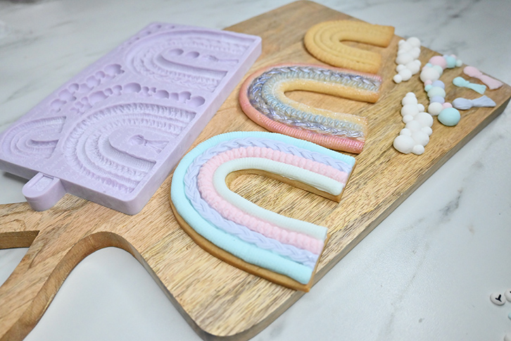 Macramé Rainbow Silicone Mould