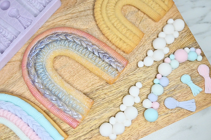 Macramé Rainbow Silicone Mould