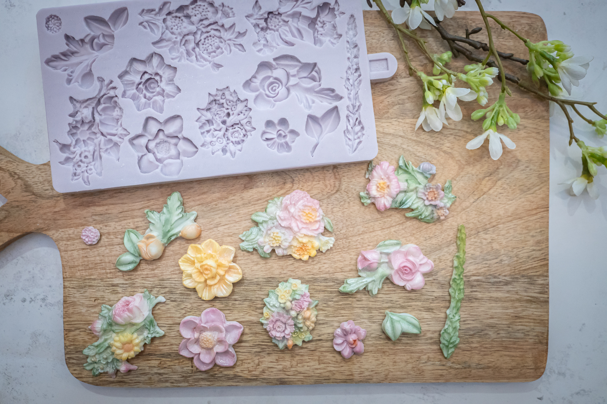 Floral Essentials Silicone Mould