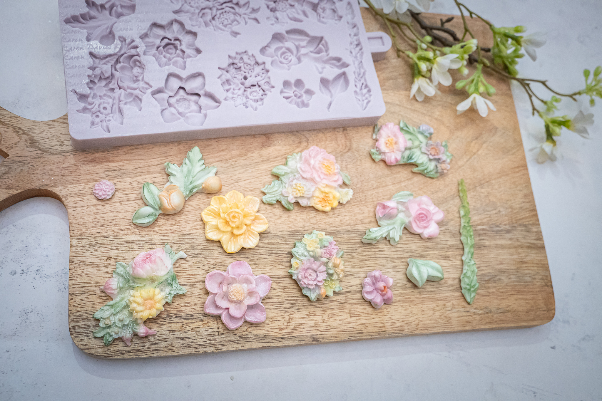 Floral Essentials Silicone Mould