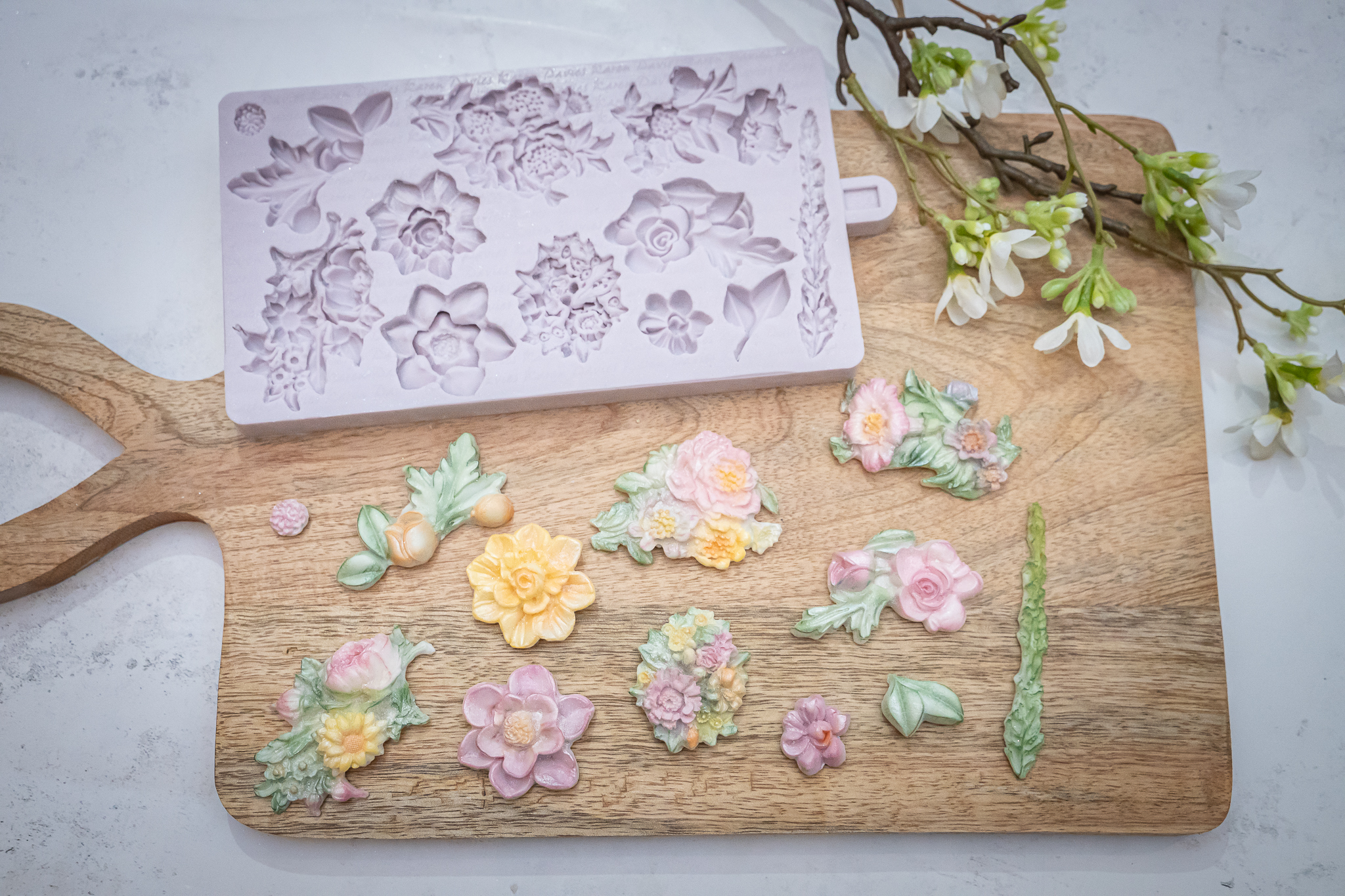 Floral Essentials Silicone Mould