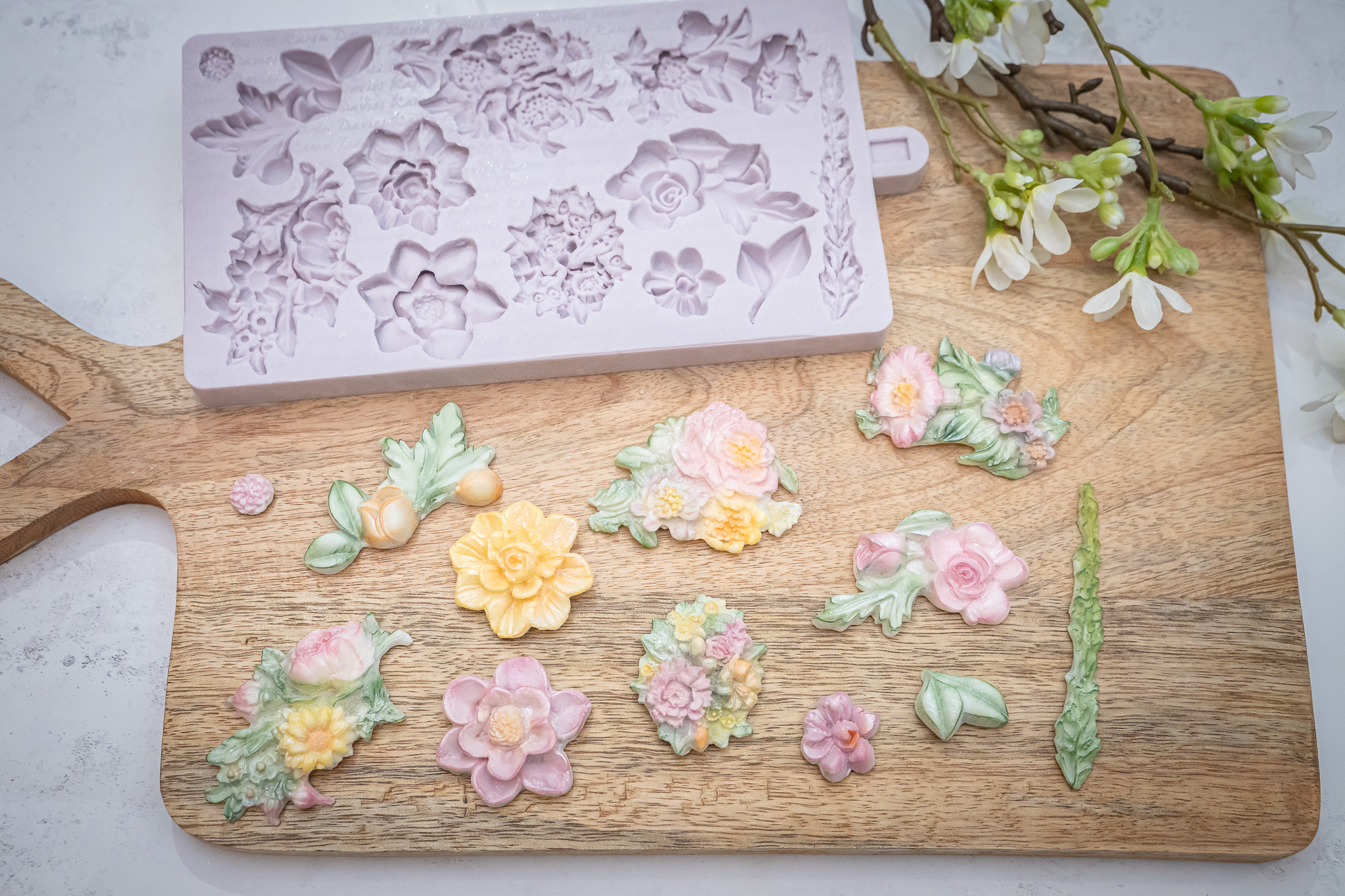 Floral Essentials Silicone Mould