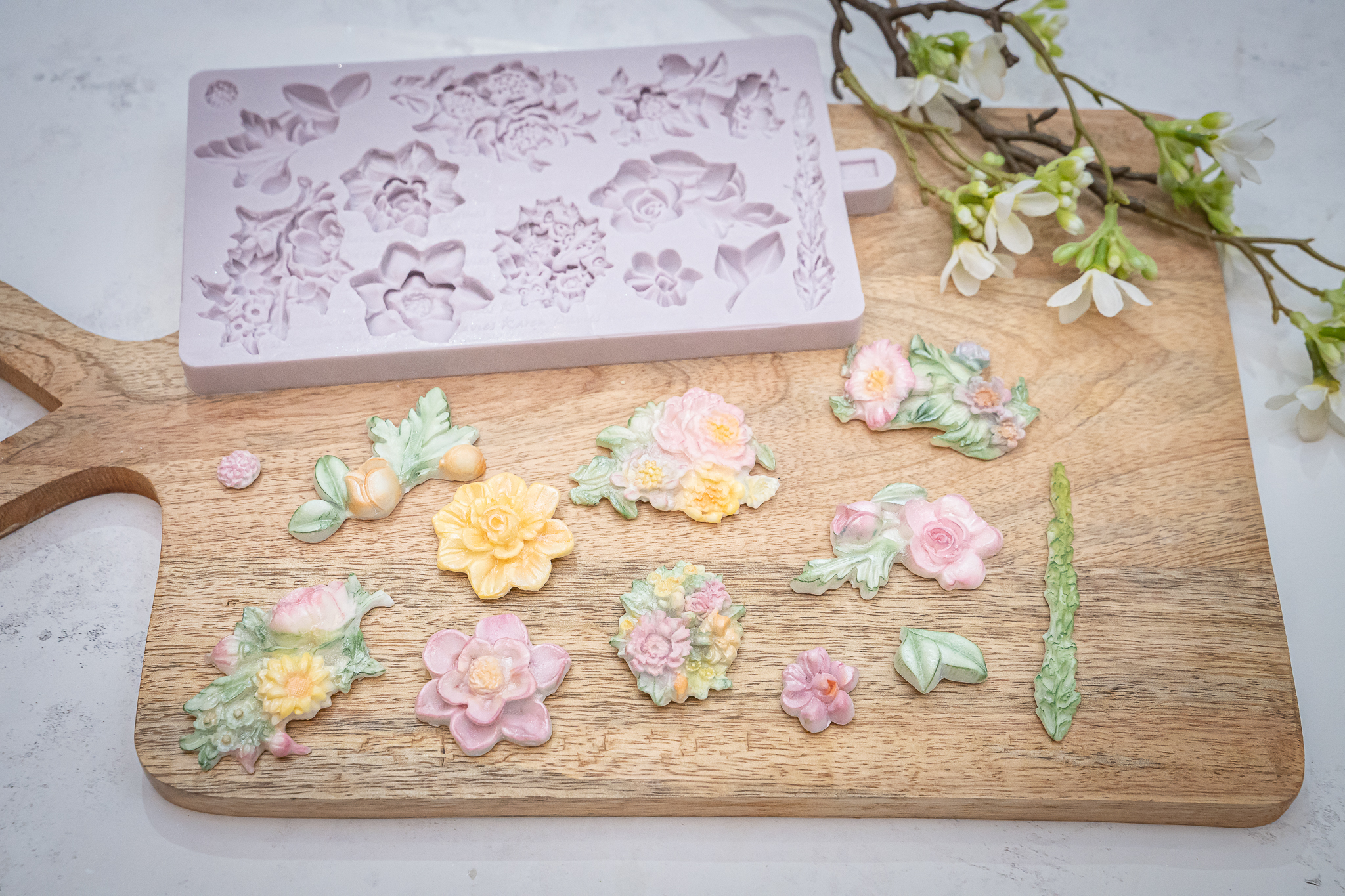 Floral Essentials Silicone Mould