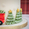Winter Tree Border Silicone Mould