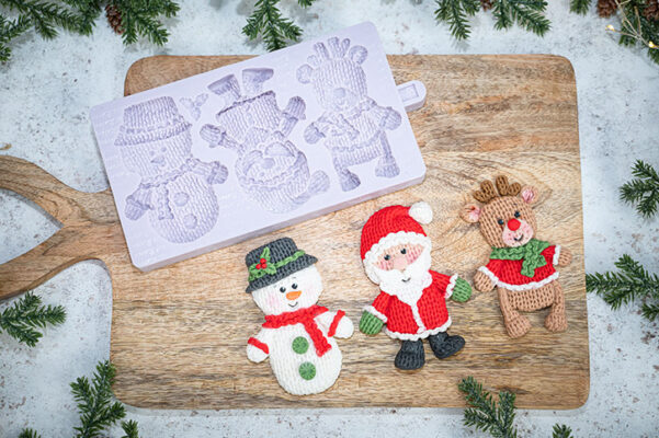 Knitted Christmas Silicone Mould