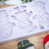 Knitted Christmas Silicone Mould