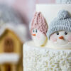 Cupcake Top - Snowman Bobble Silicone Mould
