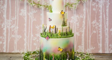 Wild Meadow Wedding Cake Tutorial