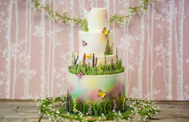 Wild Meadow Wedding Cake Tutorial