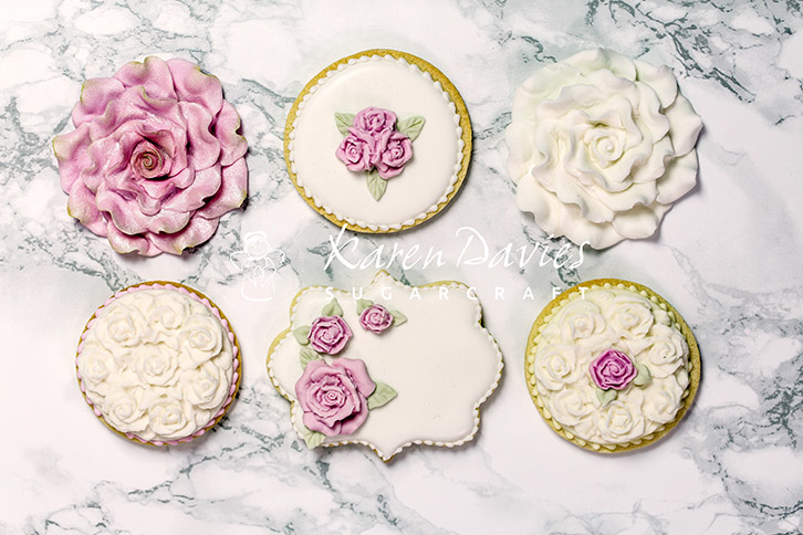 Three Rose Cupcake Mould