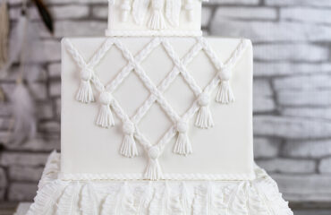 Plaited Borders Silicone Mould