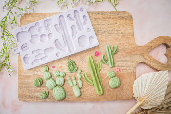 Cactus Garden Silicone Mould Cactus Garden Silicone Mould