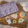 Space Cookie Silicone Mould
