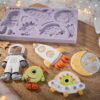 Space Cookie Silicone Mould