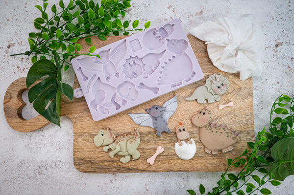 Dinosaur Cookie Silicone Mould
