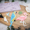 Tropical Birds Silicone Mould