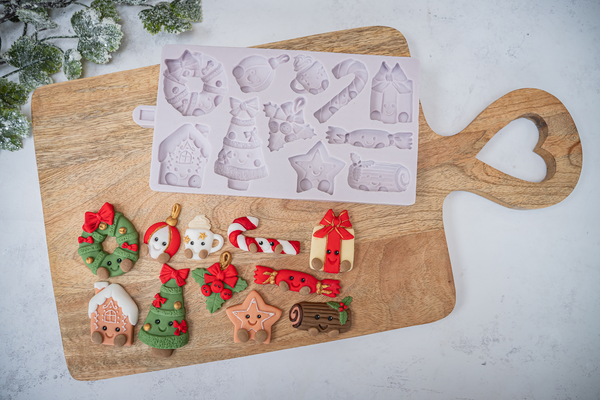 Christmas Cuties Silicone Mould