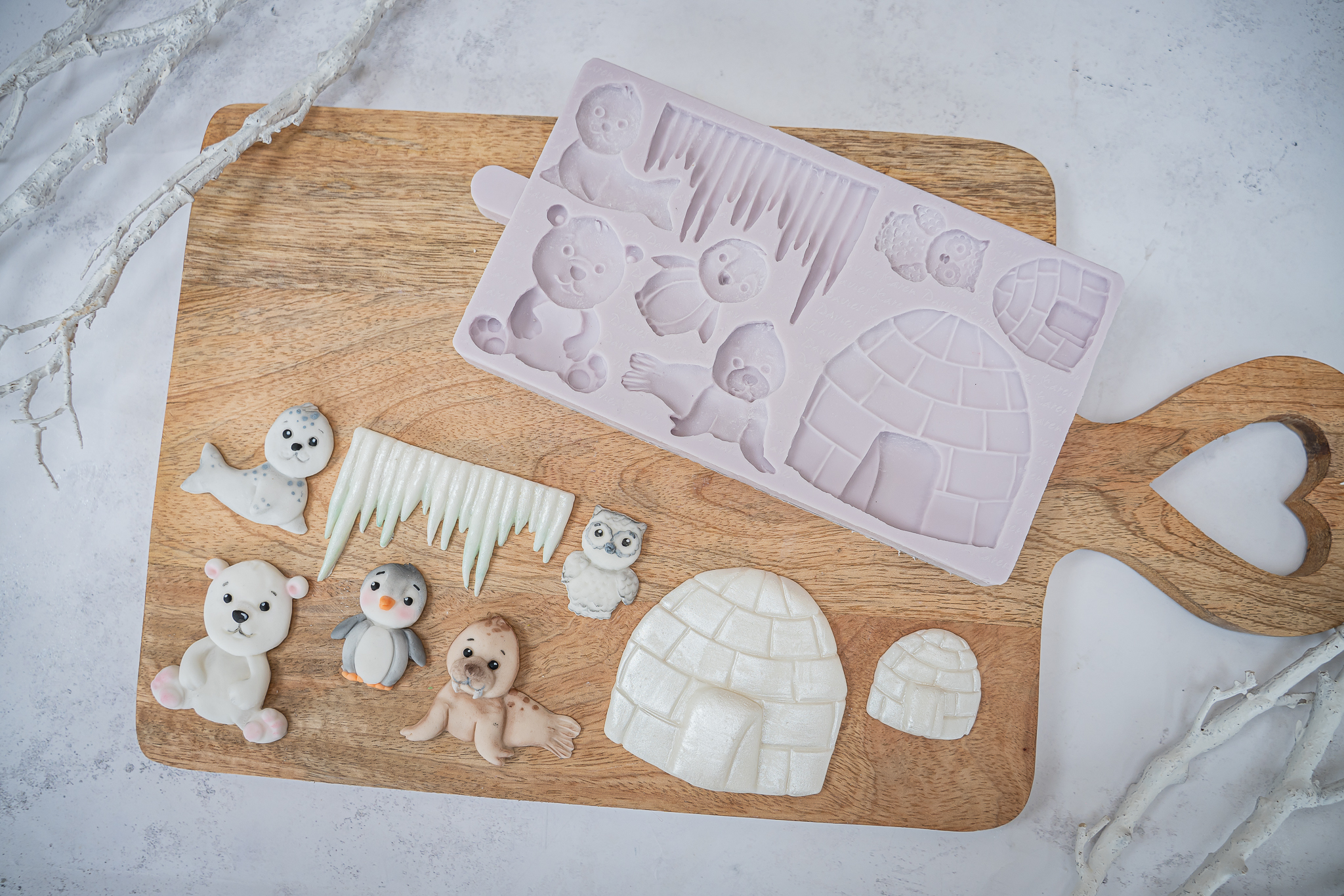 Arctic Animals Silicone Mould