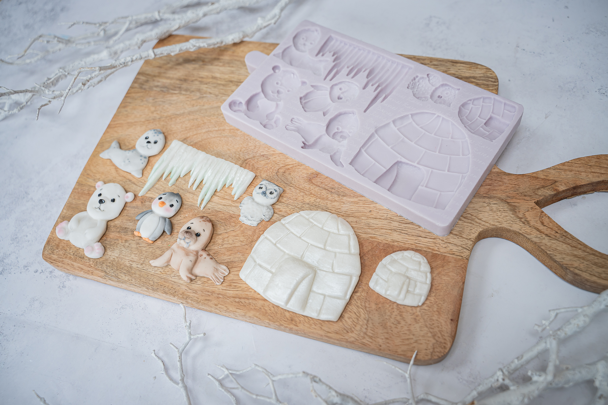 Arctic Animals Silicone Mould