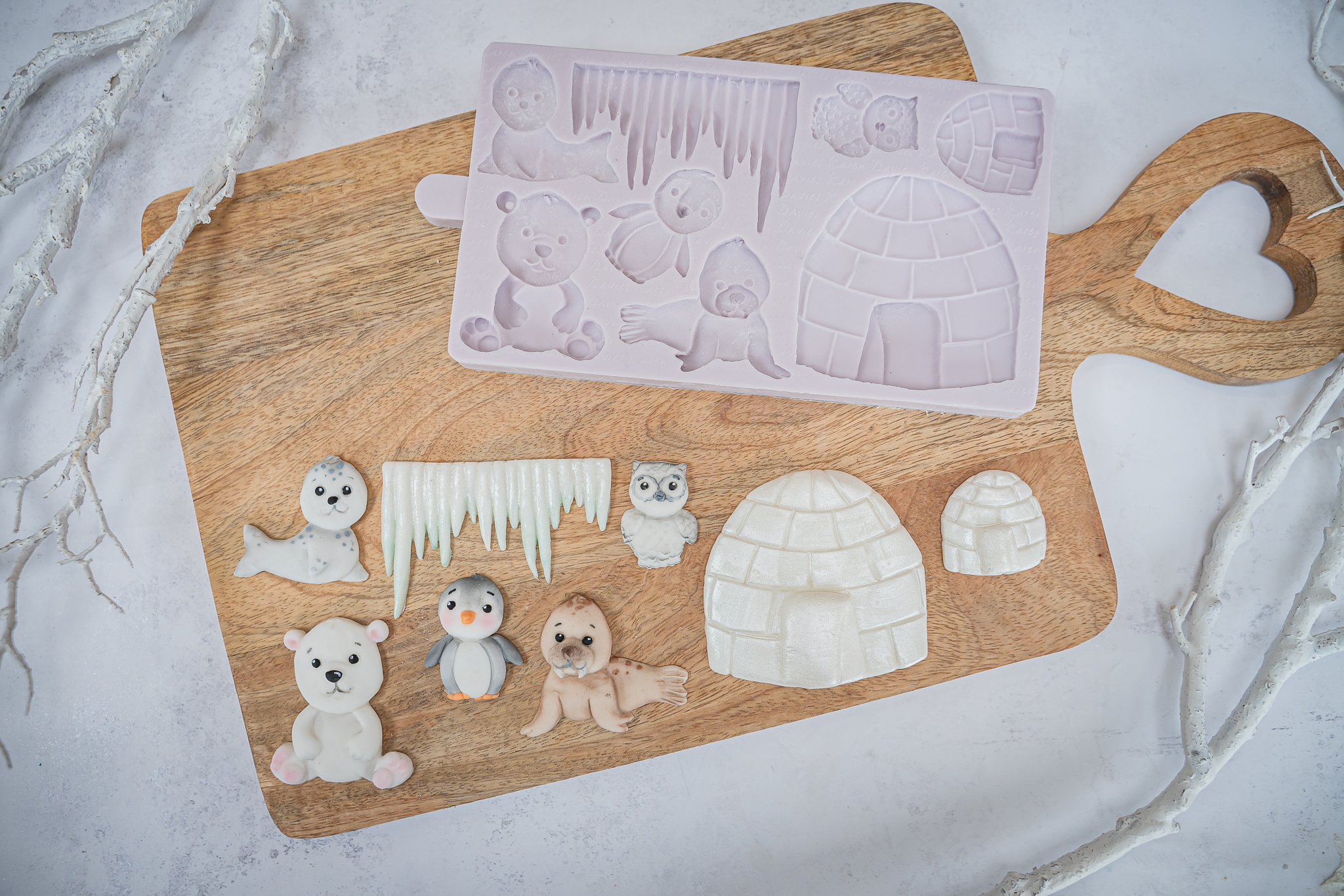 Arctic Animals Silicone Mould