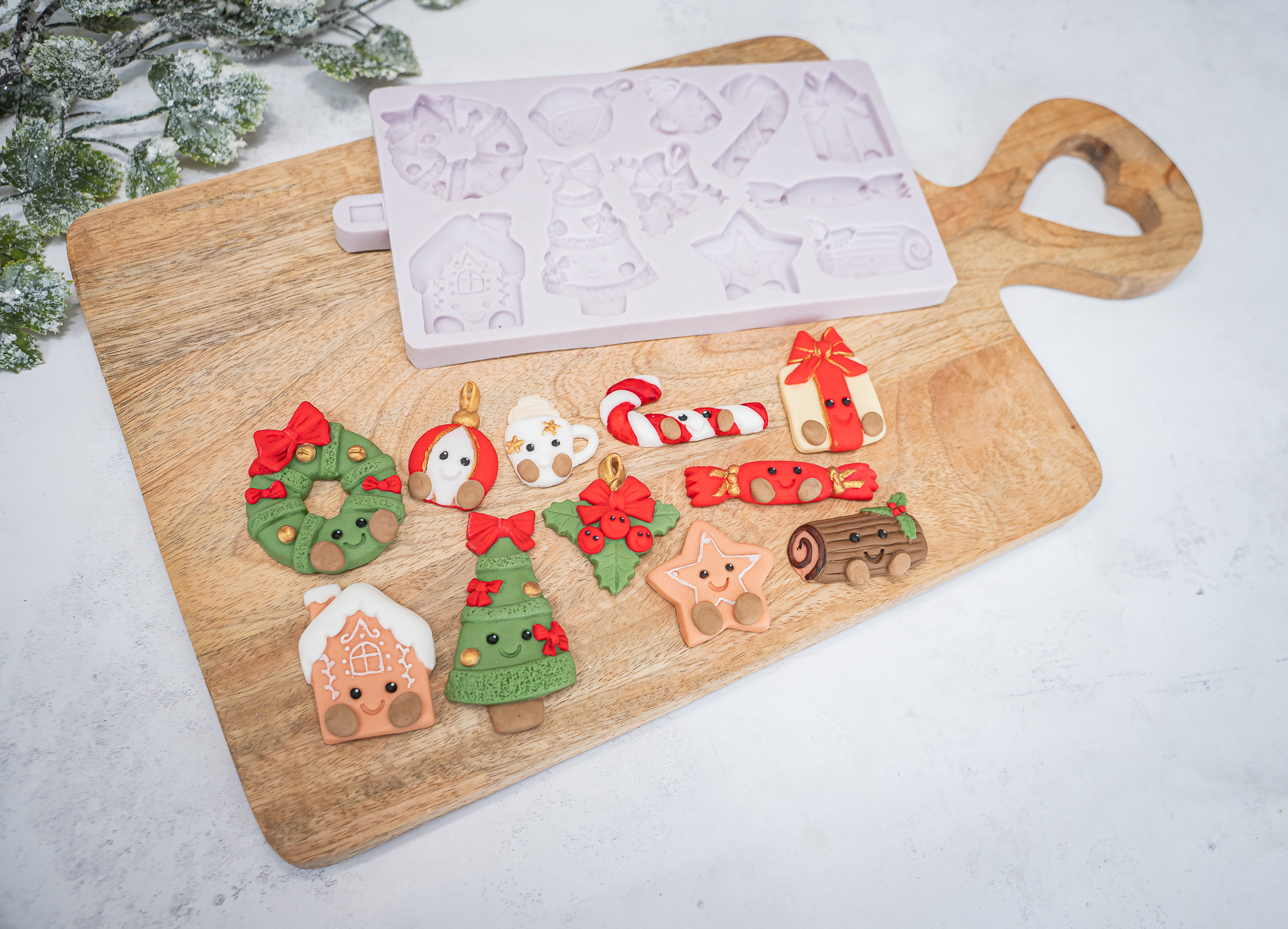Christmas Cuties Silicone Mould