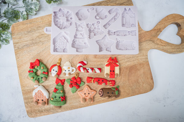 Christmas Cuties Silicone Mould Christmas Cuties Silicone Mould