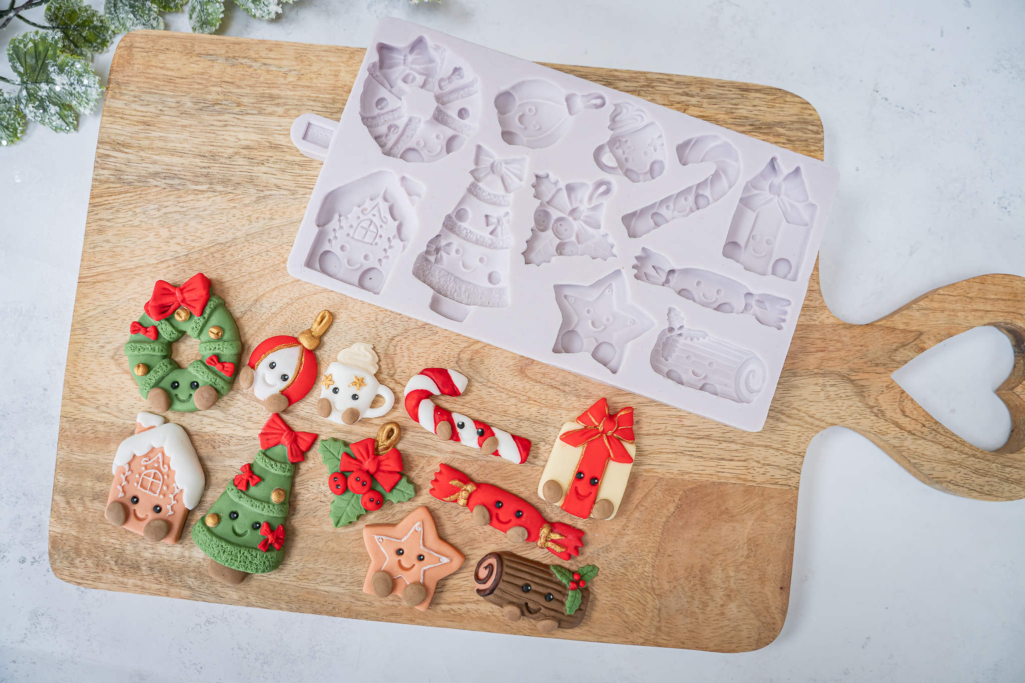 Christmas Cuties Silicone Mould