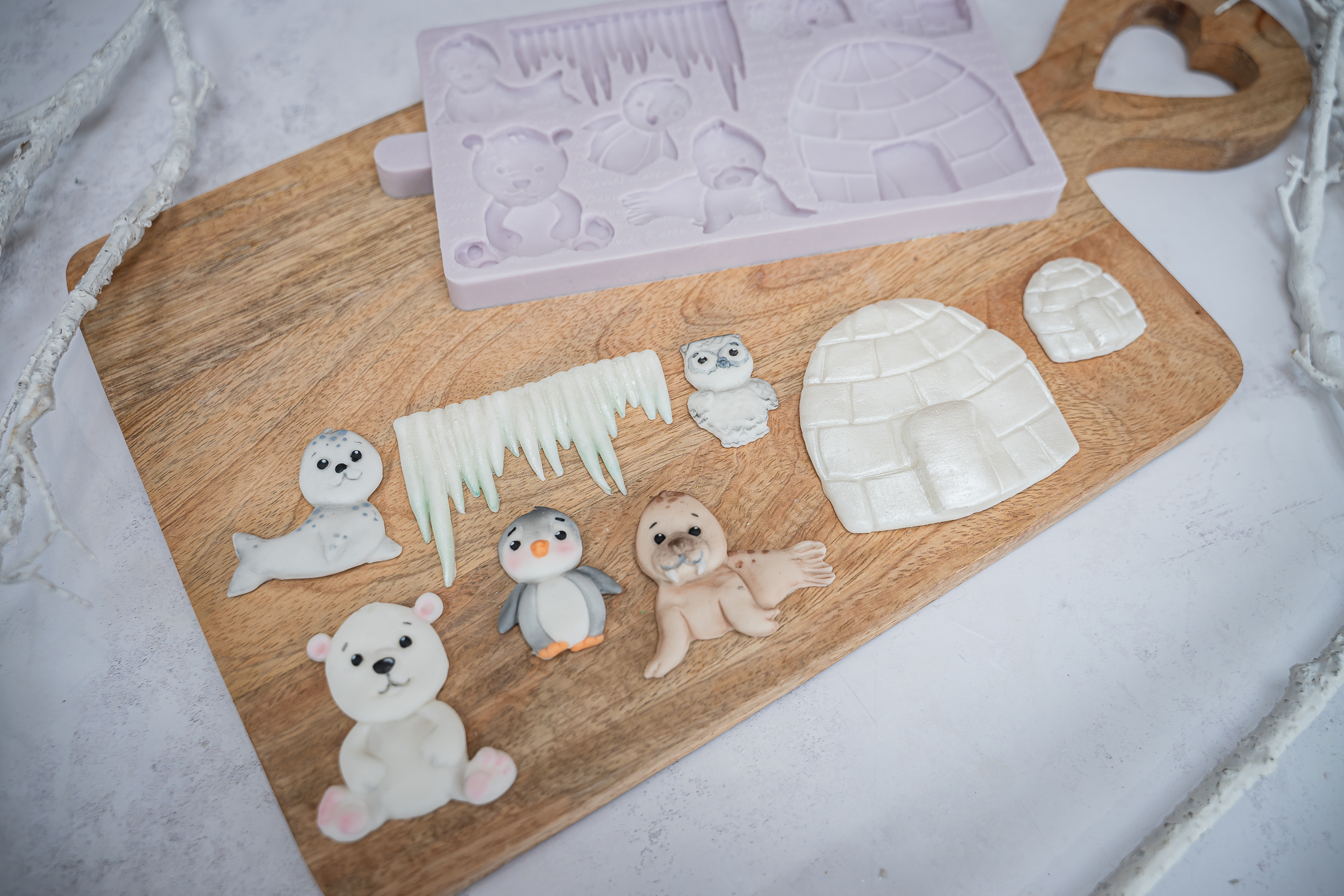 Arctic Animals Silicone Mould