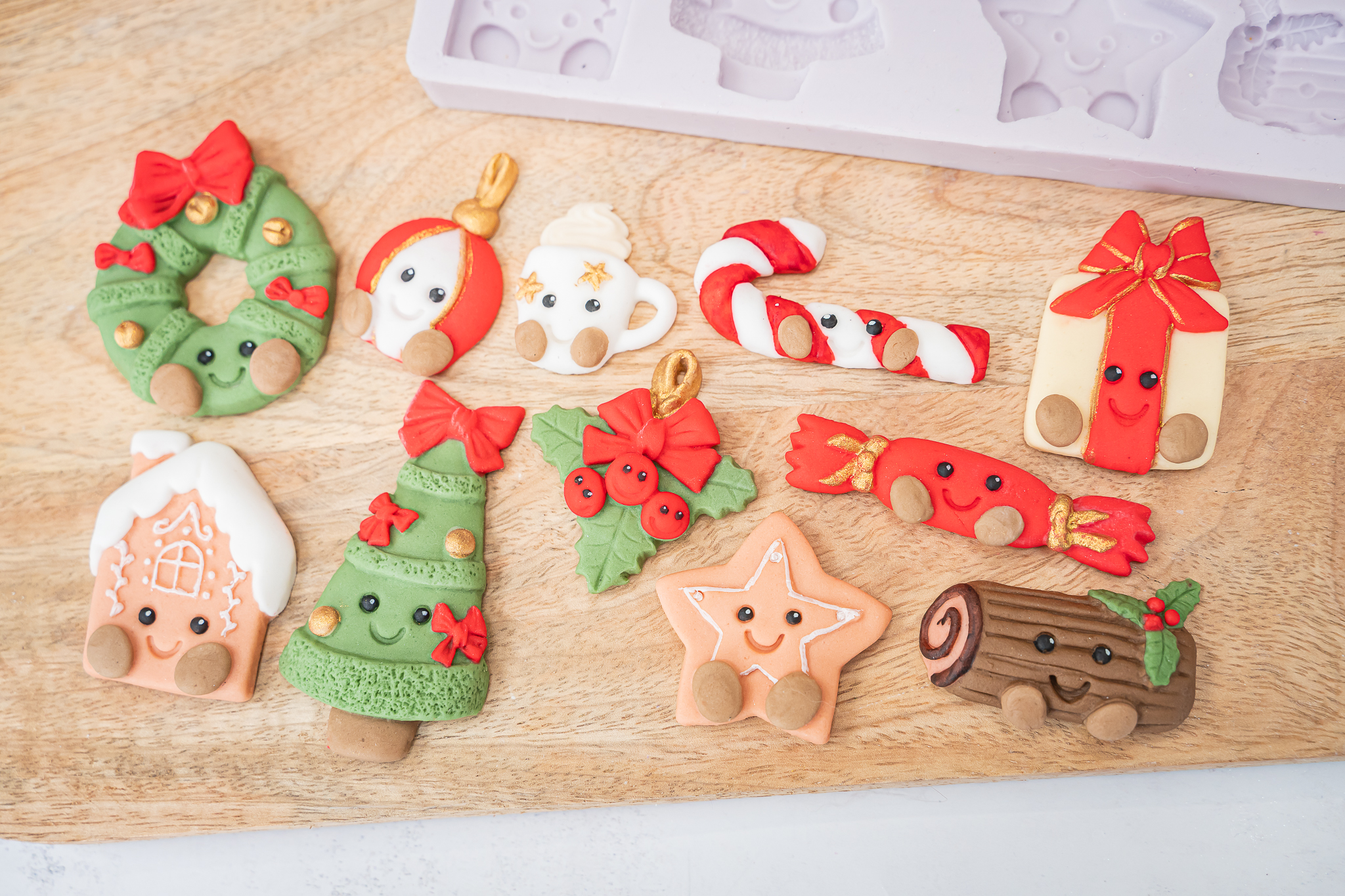 Christmas Cuties Silicone Mould