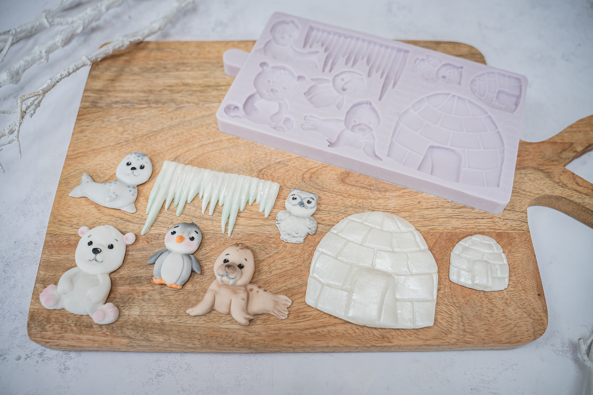 Arctic Animals Silicone Mould