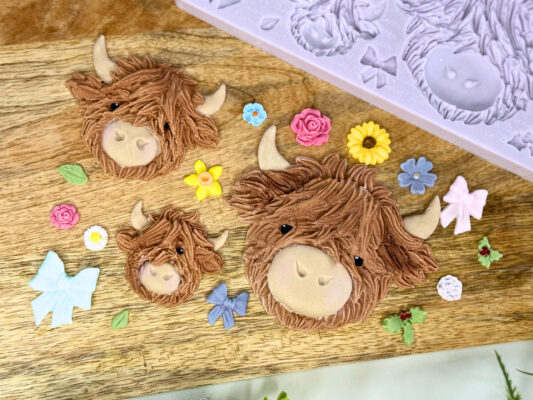 Highland Cow Silicone Mould